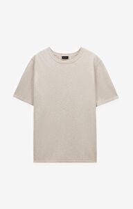 Beżowy t-shirt