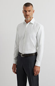 Koszula slim o twillowym splocie