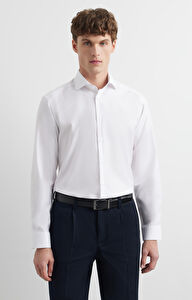 Koszula slim w jodełkę