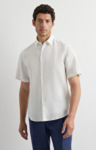 Lniana koszula regular