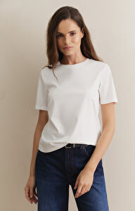 T-shirt slim round neck