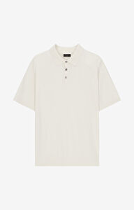 Gładkie polo swetrowe