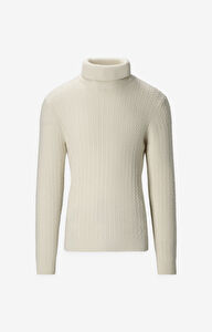 Golf o warkoczowym splocie