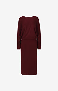 Dzianinowa sukienka midi