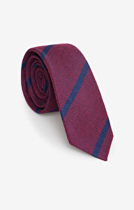 Krawat z mieszanki wełny i jedwabiu
