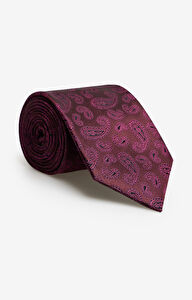 Jedwabny krawat we wzór paisley