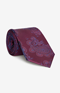 Jedwabny krawat we wzór paisley