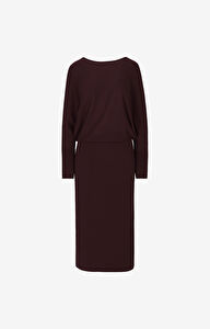 Dzianinowa sukienka midi