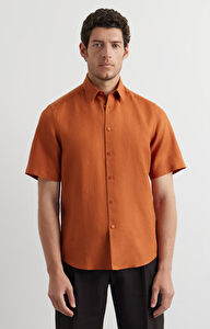 Lniana koszula regular