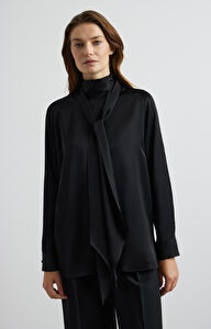 Bluzka z ozdobnym wiązaniem