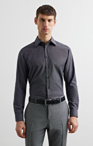 Koszula slim w mikrowzór