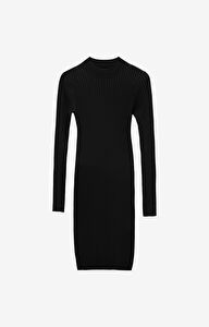 Sukienka z prążkowanej dzianiny