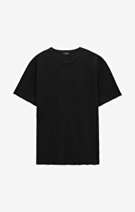 T-shirt z dzianiny swetrowej