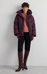 Puchowa pikowana kurtka