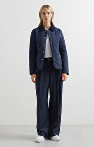 Pikowana kurtka slim