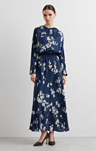 Sukienka kimonowa w print