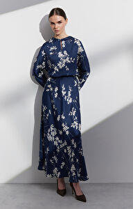 Sukienka kimonowa w print