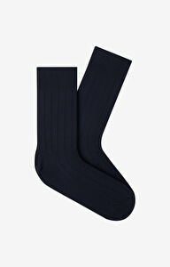 Długie skarpety w strukturalny wzór