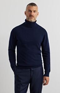 Sweter z melanżowej dzianiny