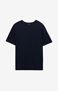 Granatowy t-shirt