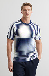 T-shirt regular w paski