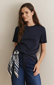 T-shirt slim round neck