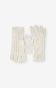 Rękawiczki z warkoczowym splotem
