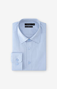 Koszula slim fit o diagonalnym splocie