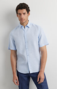 Lniana koszula regular