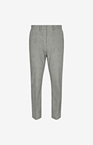 Flanelowe spodnie slim