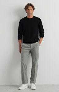 Flanelowe spodnie slim