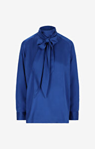 Bluzka z ozdobnym wiązaniem