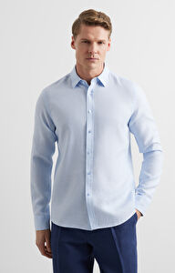 Lniana koszula regular