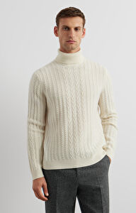 Golf o warkoczowym splocie