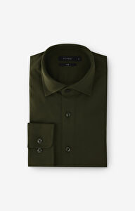 Dzianinowa koszula slim