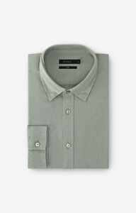 Koszula lniana slim fit