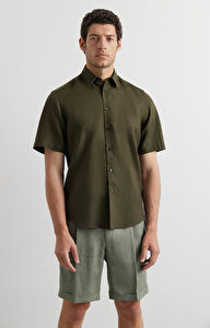 Lniana koszula regular