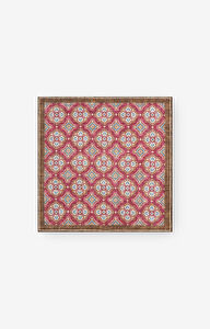 Wełniana poszetka w geometryczny wzór