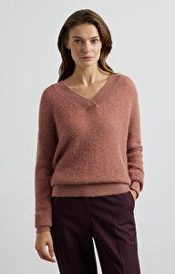 Sweter v-neck