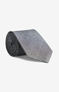 Jedwabny krawat z melanżowej tkaniny