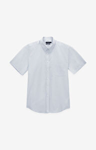Koszula slim fit w mikrowzór