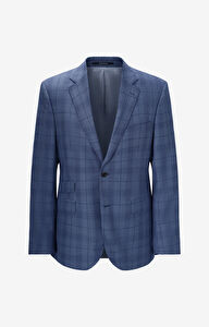 Marynarka super slim w kratę do garnituru - Mix&Match