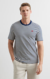 T-shirt regular w paski