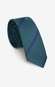 Krawat z mieszanki wełny i jedwabiu